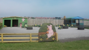 22. Outdoor Pedal Tractors